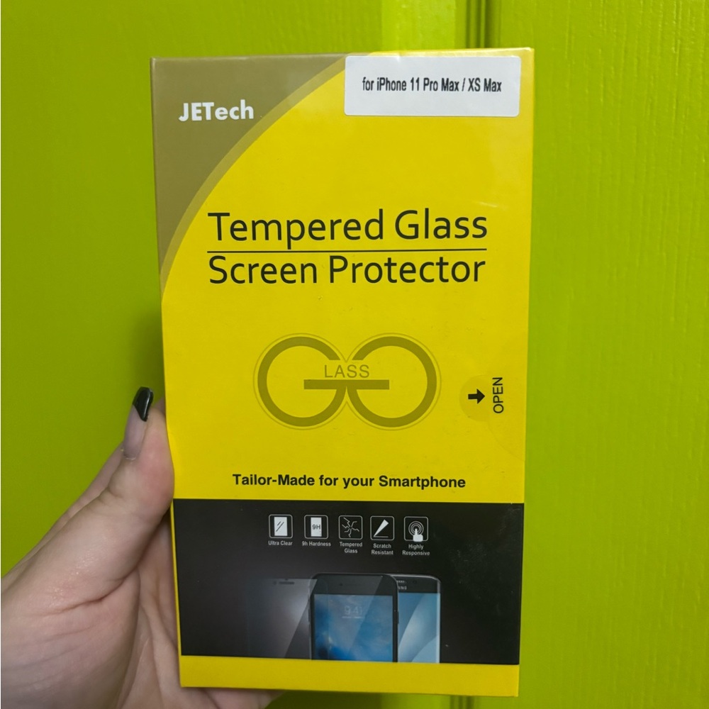 Tempered Glass Screen Protector for iPhone 11 Pro Max/XS Max - Yellow